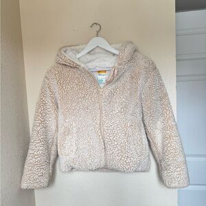 C&C California Cream Faux Fur Jacket